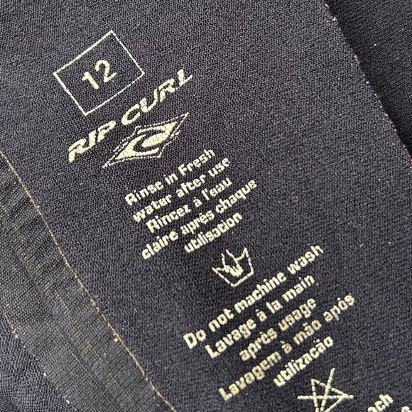 RIP CURL Junior Size 12 Wetsuit 3:2mm Back Zip Classic Elastomax - Picture 7 of 8